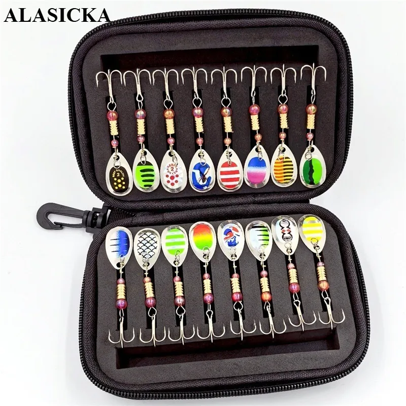 16 mejores condiciones de natación Señuelos de pesca de agua dulce cañas de pescar con bolsa EVA lentejuelas entusiastas de la pesca de agua dulce y salada - imagen 2