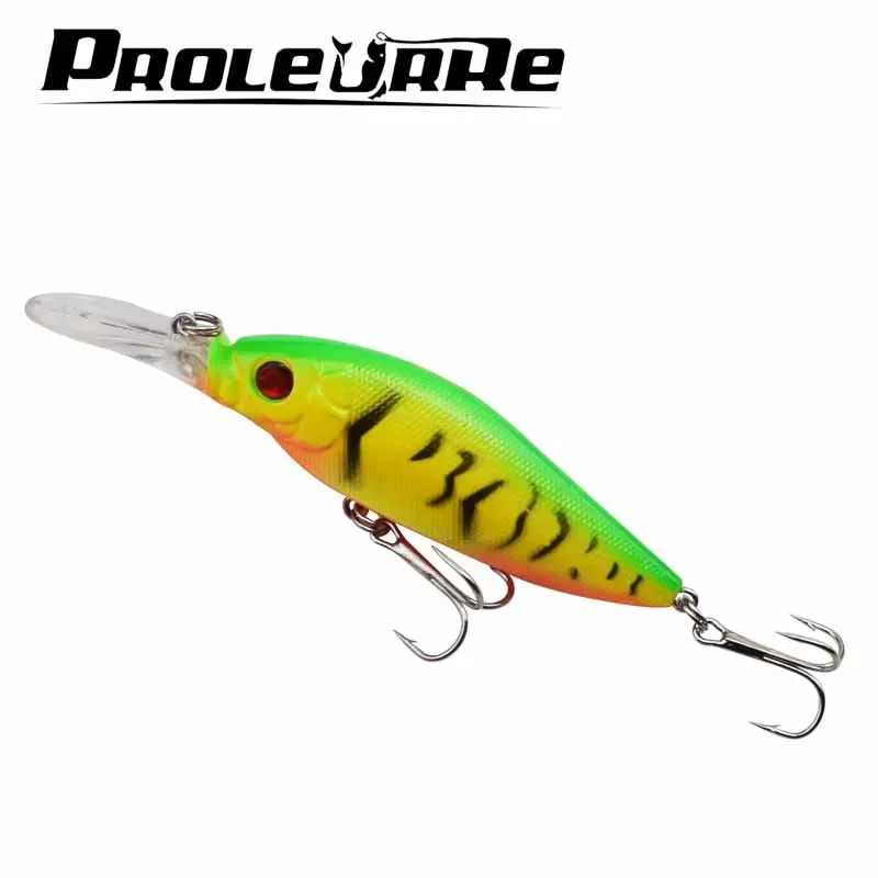 Crankbait flotante Wobbler – Señuelo de superficie con ojos 3D - imagen 4