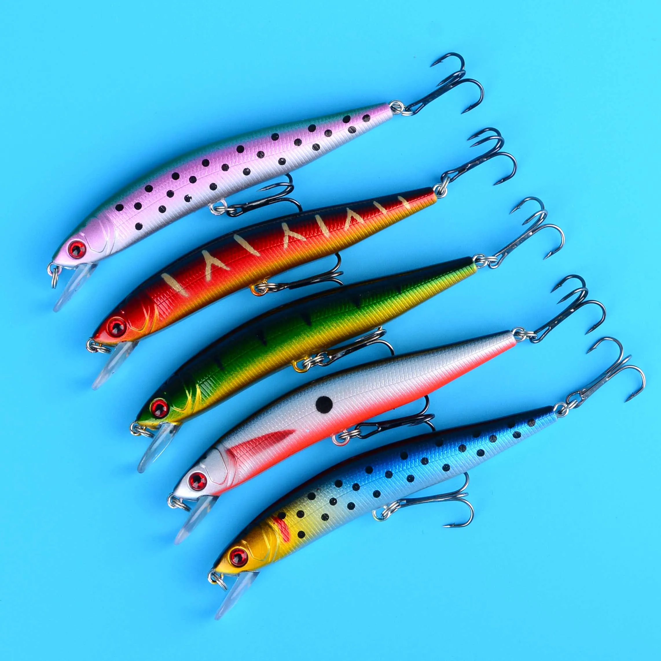 Crankbait Minnow flotante láser para lubina y lucio - imagen 3