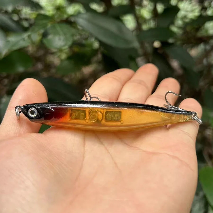 Señuelo de pesca de lápiz curvo duro, 4 piezas, Lucio de Mar de China, Wobblers para curricán, cebos falsos/artificiales, trucha, Topwater - imagen 5