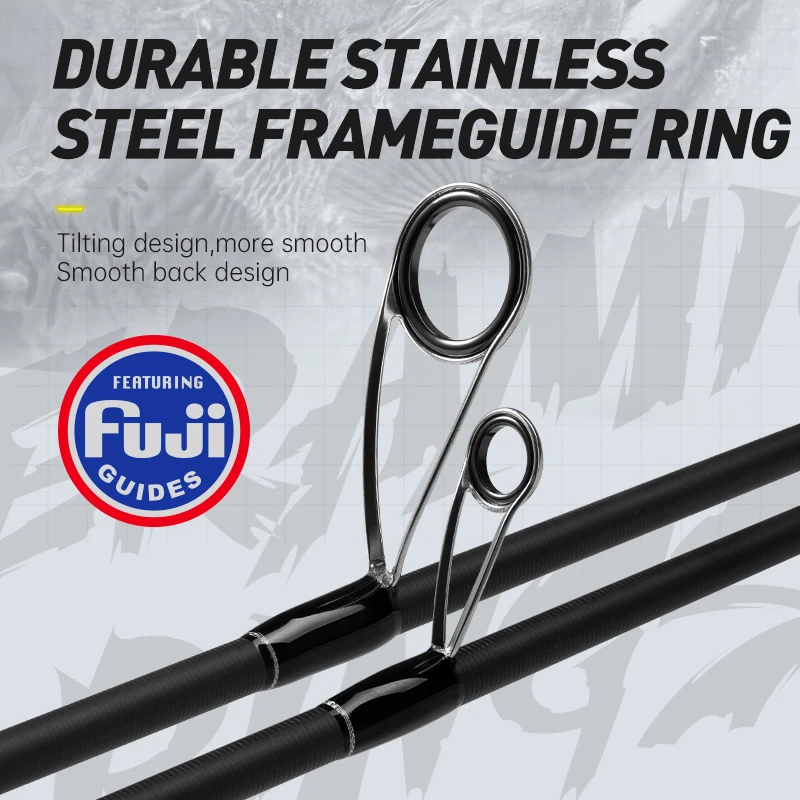 Hunthouse Egi caña de pescar de calamar 40T Spinning Eging 862ML 2,6 m 2,7 m 7-30g guía Fuji 2 secciones Japón pulpo accesorios para peces - imagen 3
