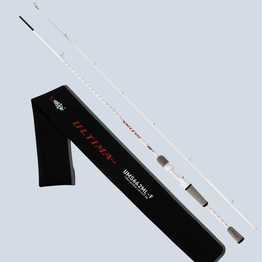 Volin-caña de pescar giratoria de 1,98 m y 2,13 m, de alto carbono 2 secciones ultraligera con caña de pescar, 3,5-28g, 0,6-3LB, novedad - imagen 4