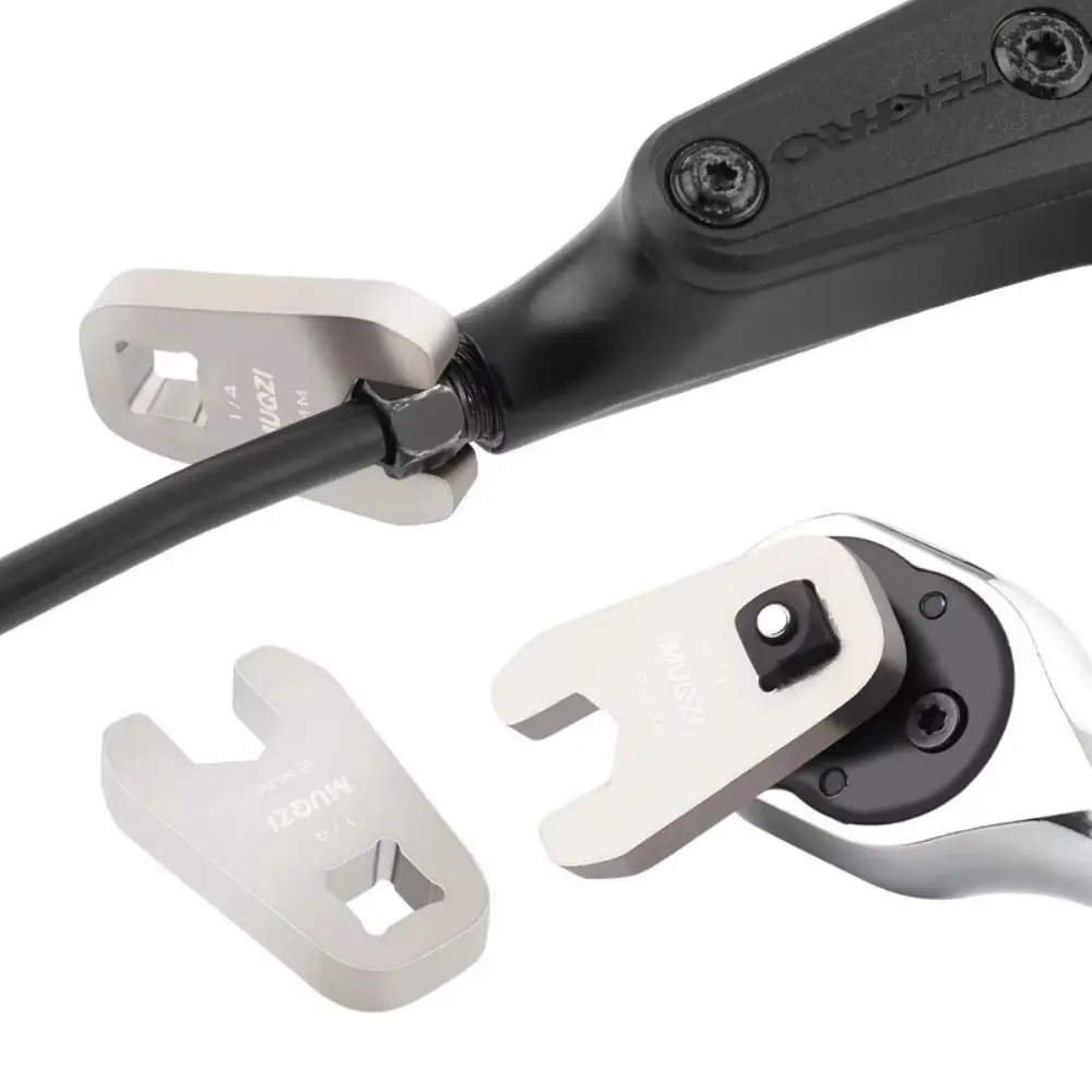 Llave de Cable de freno de disco de bicicleta portátil M8, llave dinamométrica de bicicleta de acero inoxidable de 1/4 ", llave de tornillo de freno duradera profesional - imagen 3
