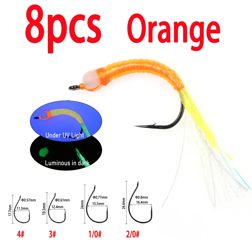 8pcs orange