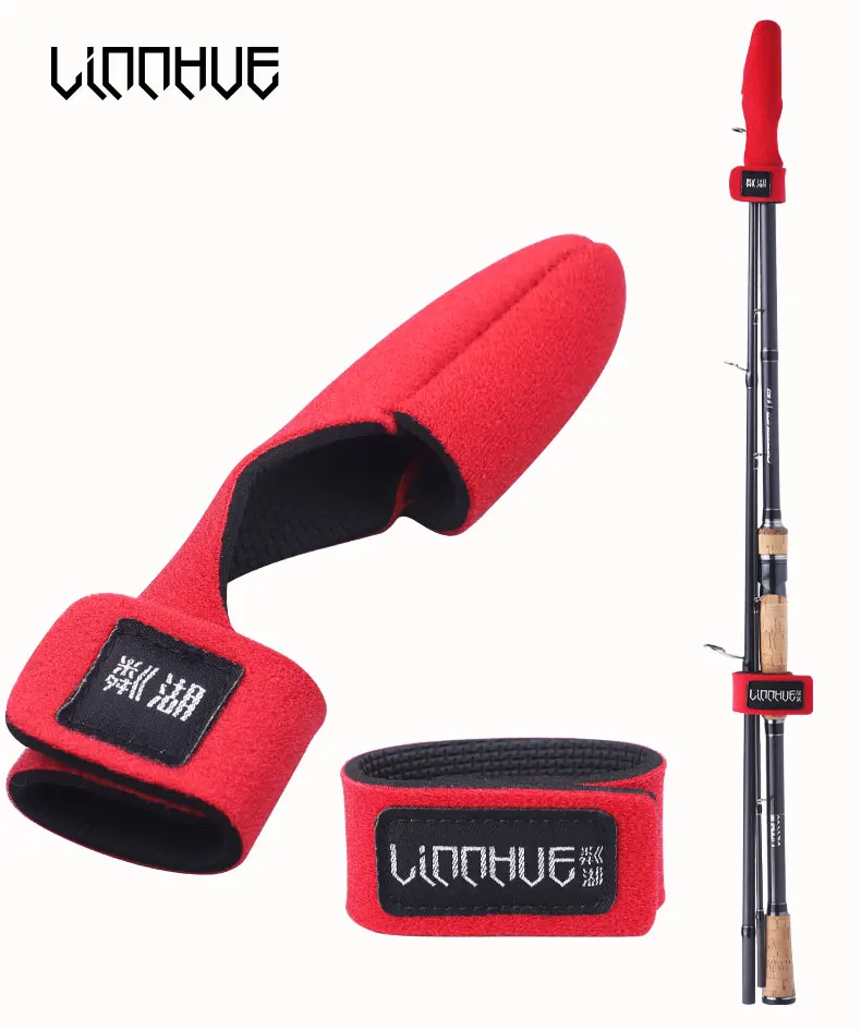 LINNHUE-funda protectora para caña de pescar, bolsa impermeable para caña giratoria, herramientas de pesca negras, novedad de 2021 - imagen 4