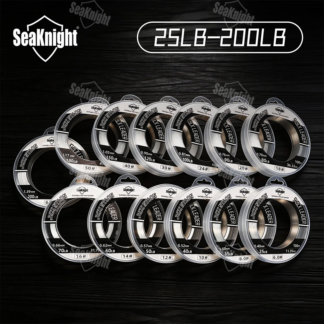 Fluorocarbono SeaKnight – Línea resistente para pesca de grandes peces