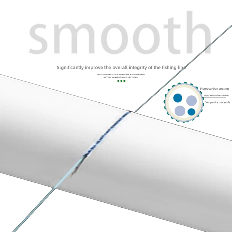 YGKX-sedal de pesca de nailon de 100m, hilo principal de monofilamento superfuerte japonés para pesca en agua salada/dulce - imagen 2