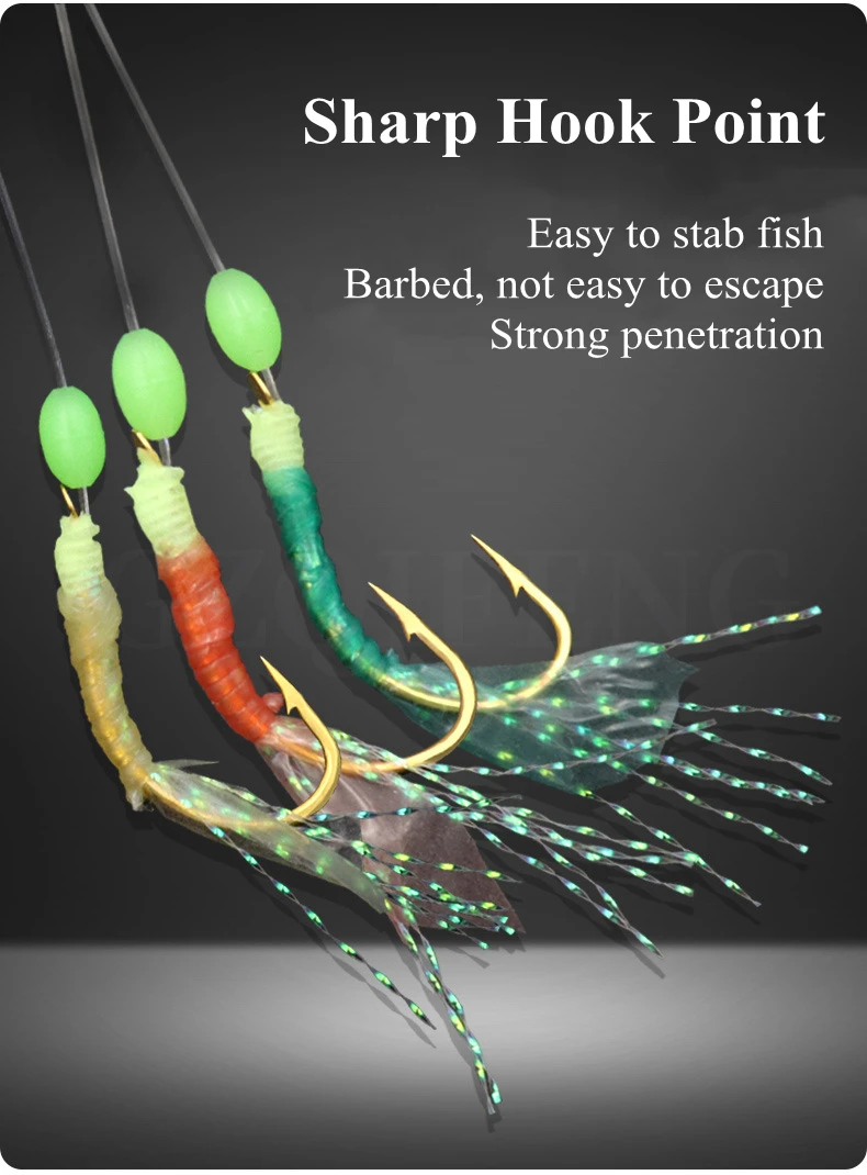 Punto de gancho afilado para una pesca efectiva