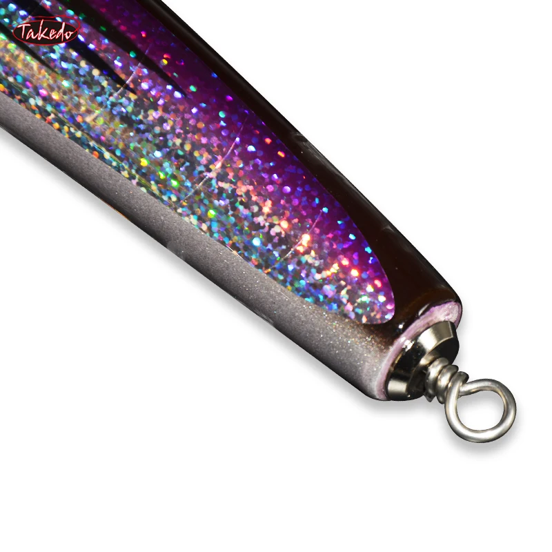 TAKEDO JY58 cebo de tilo, señuelos Topwater de 200MM, 80G, señuelo tipo lápiz de madera, Wobblers de fundición larga, señuelo para curricán de atún, pesca en barco - imagen 5