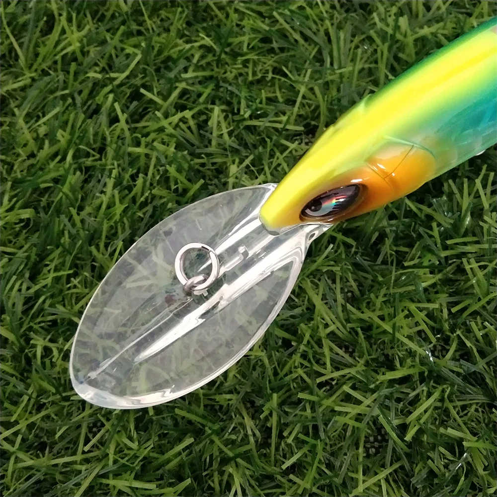 Noeby-cebos duros de pesca de 14cm, 47g, 18cm, 94g, Wobblers de pececillo de fundición larga, profundidad de buceo de 7-8m, Lucio, 2 piezas - imagen 2