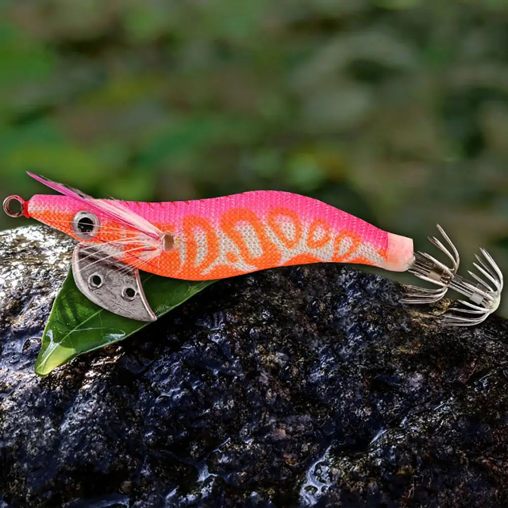 Señuelos luminosos para pesca en agua salada, cebos blandos de 8cm/6,5g, 4 piezas, calamar, pulpo, camarón, lubina - imagen 3