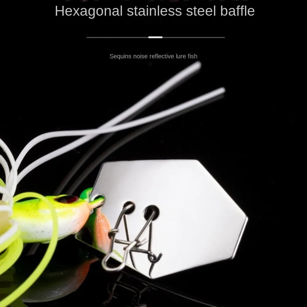Chatterbait de silicona con borlas para lubina, lucio y lucioperca - imagen 2