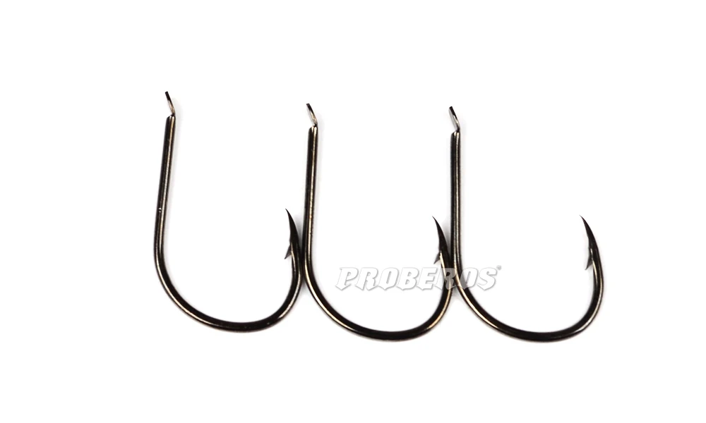 PROBEROS 500 piezas 1 # -15 #   Gancho único de acero con alto contenido de carbono, púas afiladas y fuertes para pesca en agua dulce y salada, venta al por mayor - imagen 2