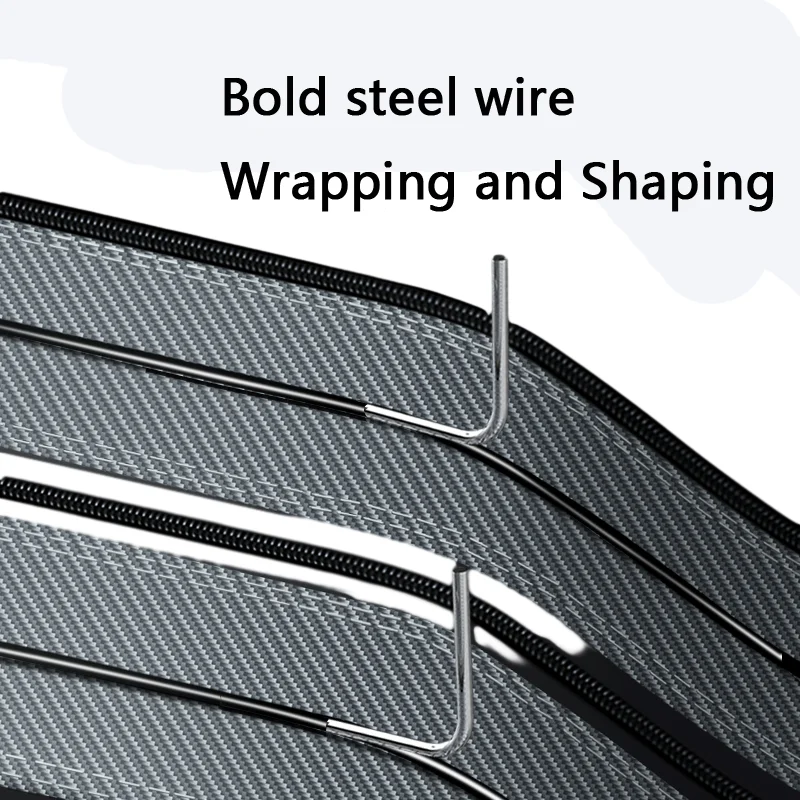 Bolsa de pesca plegable, bolsa de tela Oxford para caña de pescar, carrete, señuelo, herramientas de almacenamiento de aparejos de pesca en el mar, 70/80/90/120/130cm - imagen 4