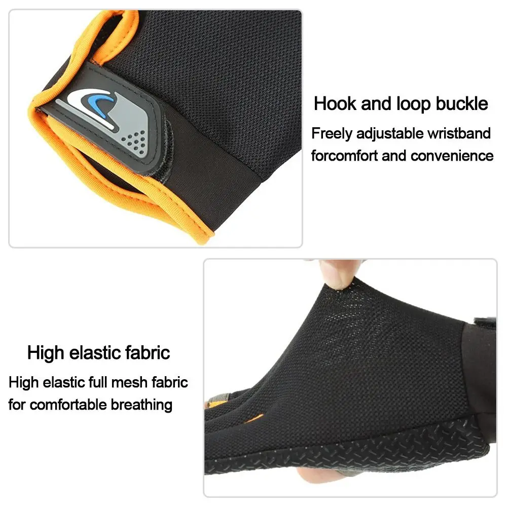 Guantes de pesca táctiles manga larga – Dedo completo unisex
