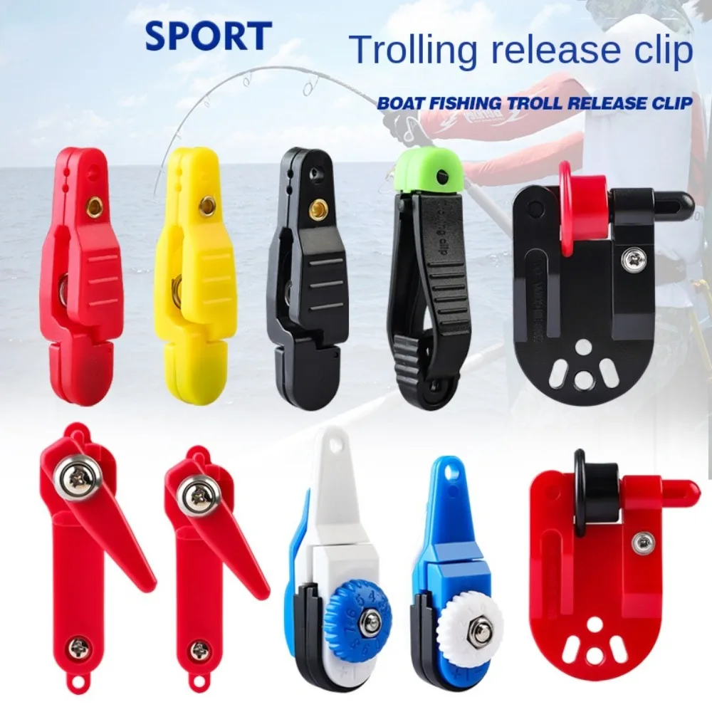 Clip de liberación de pesca ajustable de alta calidad, Clips de liberación en alta mar para pesca con curricán, herramienta de pesca de tensión pesada - imagen 3