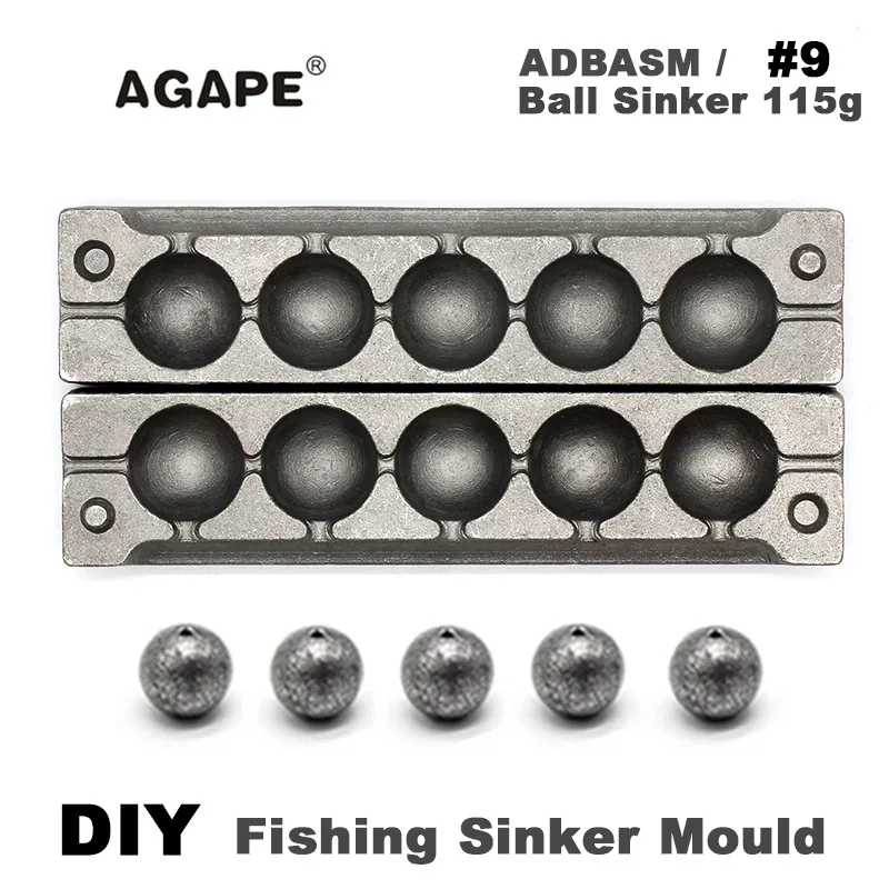Agape ADBASM Molde de Plomo para Chumbadas Casero - imagen 2