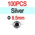 8.5mm Silver 100pcs