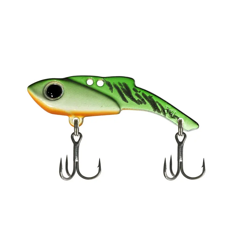 Mini señuelo de pesca de Metal VIB, 3 piezas, 2,5-5g, cuchara de vibración, cebos duros con gancho, Crankbait, Wobbler, Swimbait, aparejos de cicla VIB - imagen 3