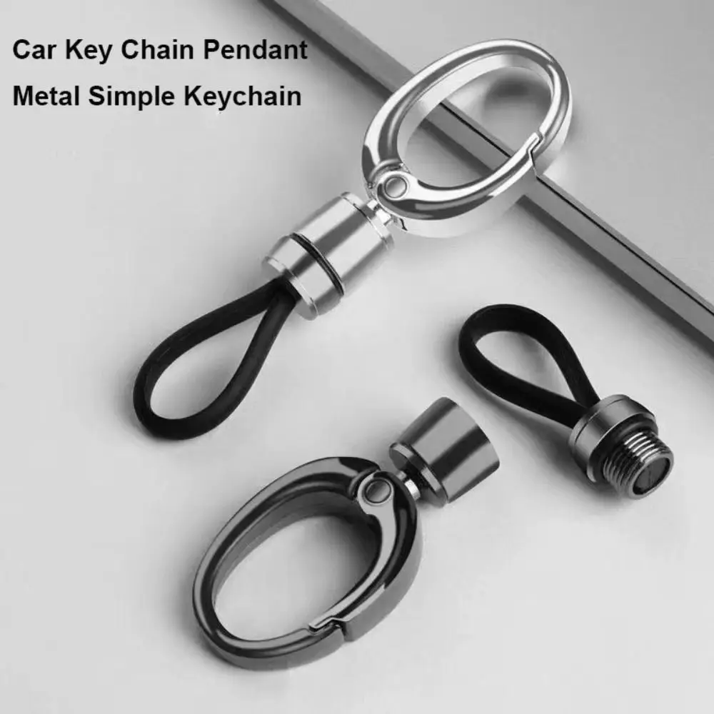 Nuevo colgante de llavero de coche de alta gama, multicolor, estilo de negocios, hebilla colgante de cintura para hombre, llavero antipérdida, colgante de anillo - imagen 2