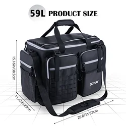 Bolsa pesca Goture impermeable 1680D – Cremallera bidireccional