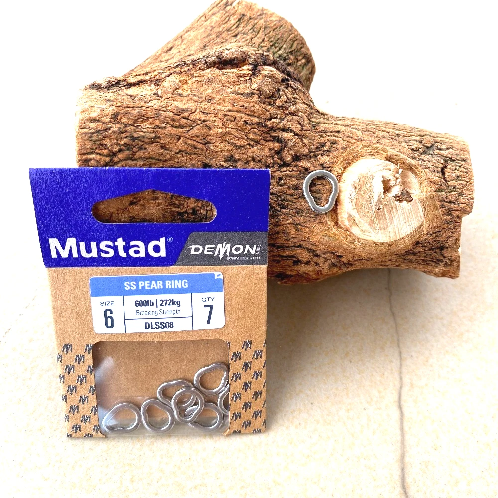 Mustad Demon DLS08 – Anillo de pera de acero inoxidable para pesca - imagen 2