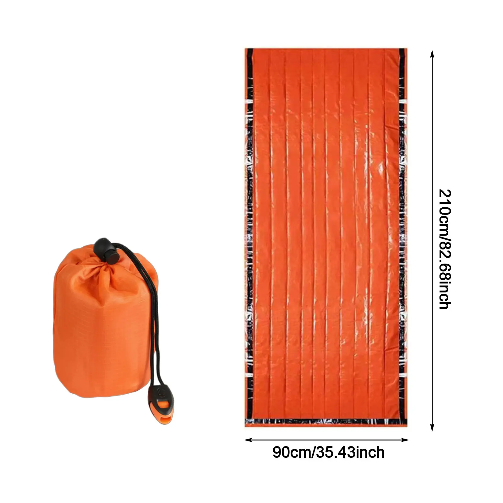 Saco de dormir de emergencia impermeable ligero aislado portátil - imagen 5