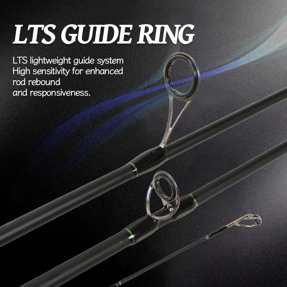 TOLU 2025 NEW SWORD Sieries caña de pescar con señuelo giratorio/fundido 602/702/802/902 2 secciones F acción señuelo peso 2-35g - imagen 4
