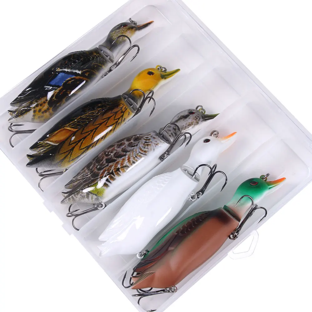 1 ud./5 uds., 13cm, 35g, pato falso, señuelos multisección, cebo falso de imitación, herramientas de pesca, equipo de pesca, Lucio, carpa, lubina, swimbait - imagen 5