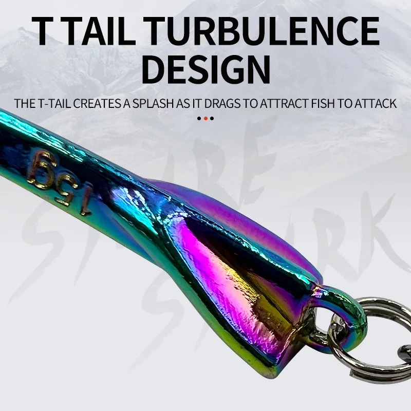 5 uds Señuelos de Pesca Spinner cuchara Señuelos de Pesca giratorio Metal VIB cebo vibración Wobbler hundimiento lentejuelas Pesca - imagen 4