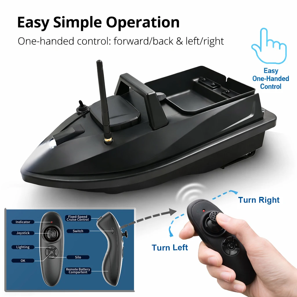 Mini barco RC MBLN – Motor dual para máxima autonomía - imagen 4