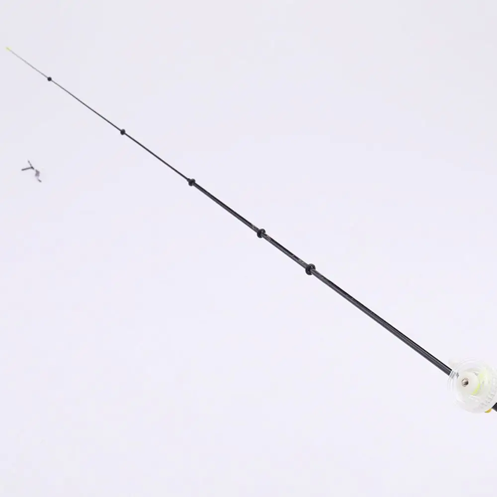 Accesorios para herramientas de pesca, carrete de rueda de pesca en hielo de 6 tamaños, Mini carrete de pesca con mango suave, carretes de fundición de cebo de Metal para frenado - imagen 3