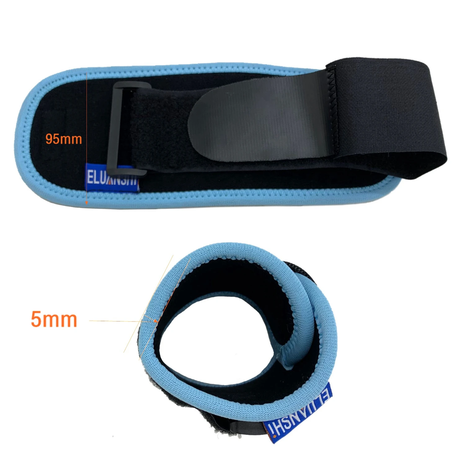 Muñequera ajustable, accesorios deportivos, muñequera, banda de soporte, correa de gimnasio, seguridad, tenis, Fitness, 1 unidad - imagen 4