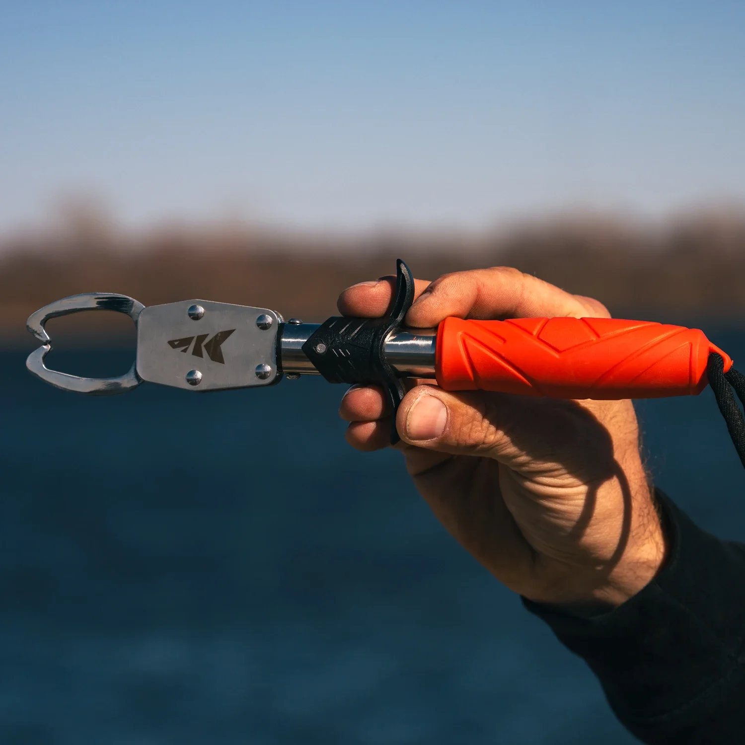 KastKing-empuñadura de labio de 9 ", herramienta de aterrizaje de peces de acero inoxidable resistente a la corrosión con mango de elastómero antideslizante, gatillo de fácil uso - imagen 5