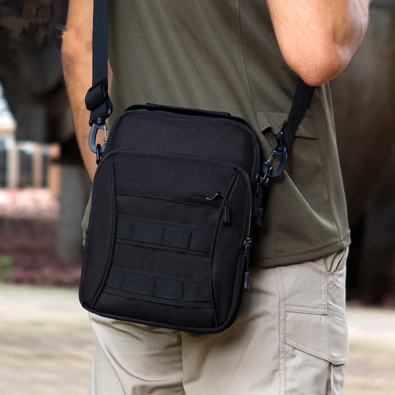 Bolso de hombro multifuncional para pesca, bolso deportivo para hombre, bolsas de viaje diarias para ocio, paquete táctico Molle, mensajero para senderismo en el pecho - imagen 2