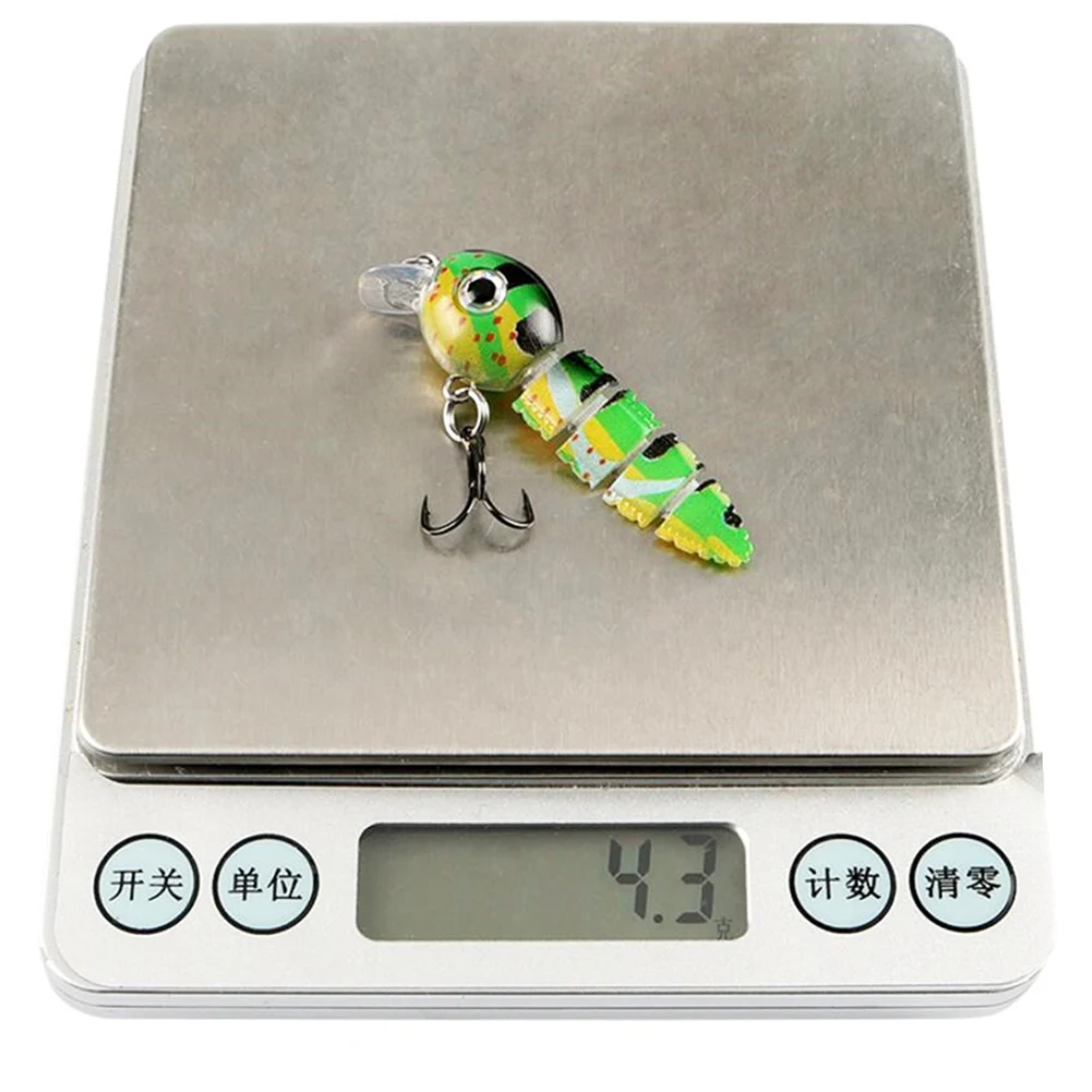 Señuelo de pesca para lubina y trucha, cebo Artificial multiarticulado, segmentado, biónico, Swimbait para agua dulce y salada - imagen 4