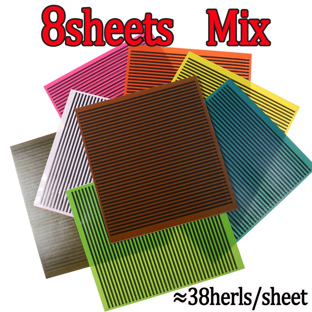 8 sheets Mix