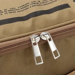 Bolsa de almacenamiento para acampada de 42L/30L, bolsa de almacenamiento impermeable para Picnic de gran capacidad, plegable con compartimentos, bolsa de almacenamiento para maletero al aire libre