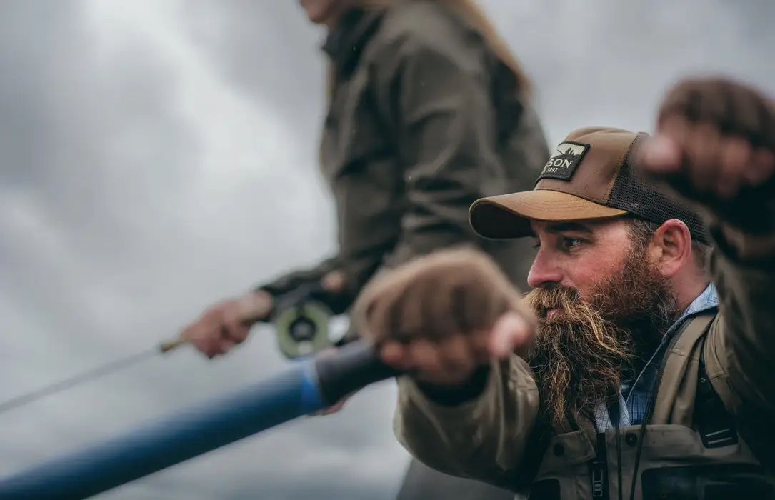 Sombrero de béisbol de lona Retro empapado en aceite, malla transpirable, protección solar, señuelo de mosca de pesca ajustable, American Filson - imagen 3