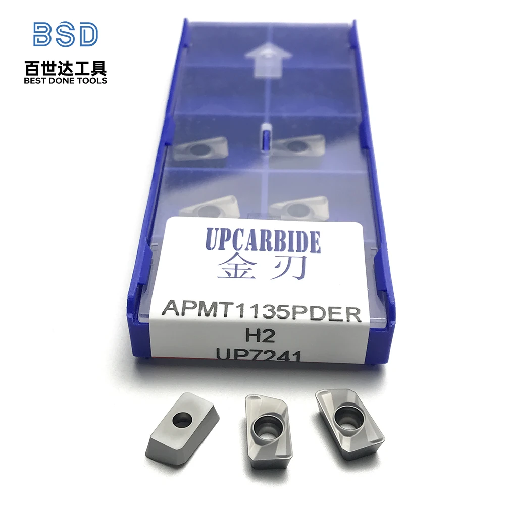 Inserto de fresado de molde de hombro de aleación dura APMT1135PDER de alto rendimiento: precio de fábrica y servicio personalizado - imagen 4