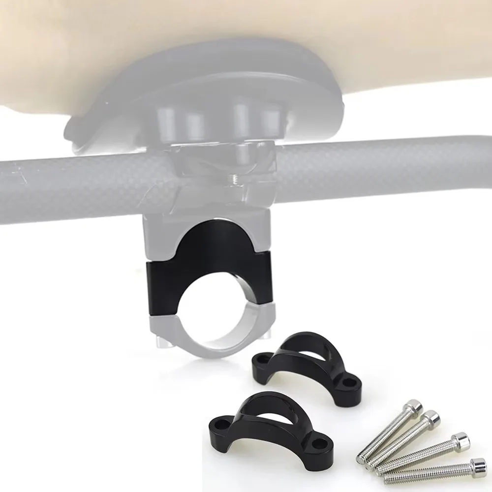 Soporte de manillar MTB de aleación de aluminio, piezas de manillar TT de 31,8mm y 10mm, soporte extendido de 20mm, espaciador de bicicleta de carretera