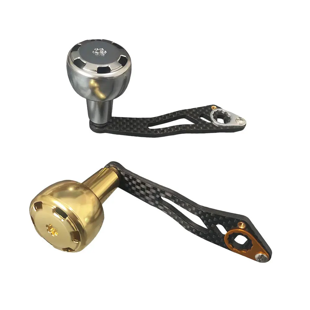Manivela Carbono para Carrete Daiwa – Perilla Metálica Casting - imagen 4