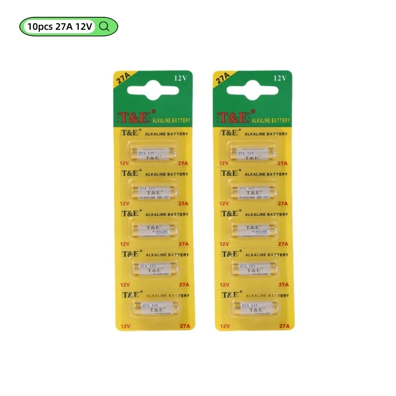 Pilas alcalinas A27 12V – Mando, timbre y llave de coche - imagen 4