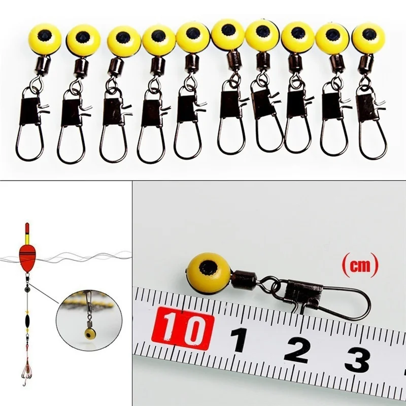 30 unids/set flotador de pesca Bobber detiene conectores de frijoles espaciales herramientas de pesca de agua salada de mar equipo de Metal de plástico nuevo juego - imagen 5