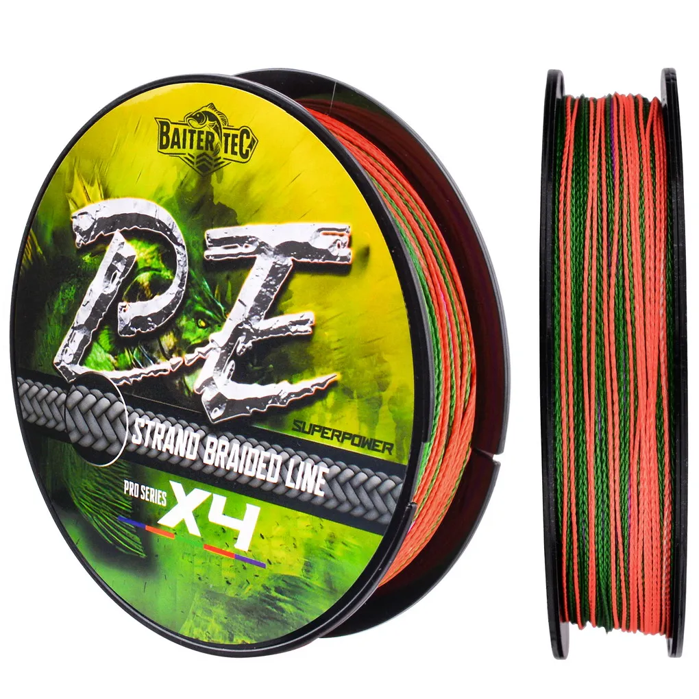 Línea trenzada de PE de 4 hebras, carrete giratorio de 100m, 6LB-80LB, 0,1mm-0,5mm, línea de pesca de PE, accesorios de pesca sin memoria - imagen 4