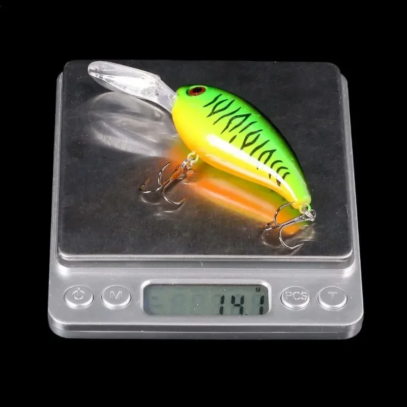 Señuelo de pesca VWVIVIDWORLD-VH,5 piezas, 15% de descuento, Minnow, 100mm, 14g, cebo de manivela, cebo duro, accesorios de lubina Wobbler Artificial de Topwater - imagen 5