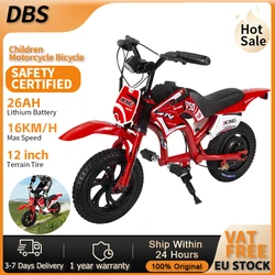 JKING C6 Moto eléctrica infantil 26Ah – 16 km/h con pantalla LCD