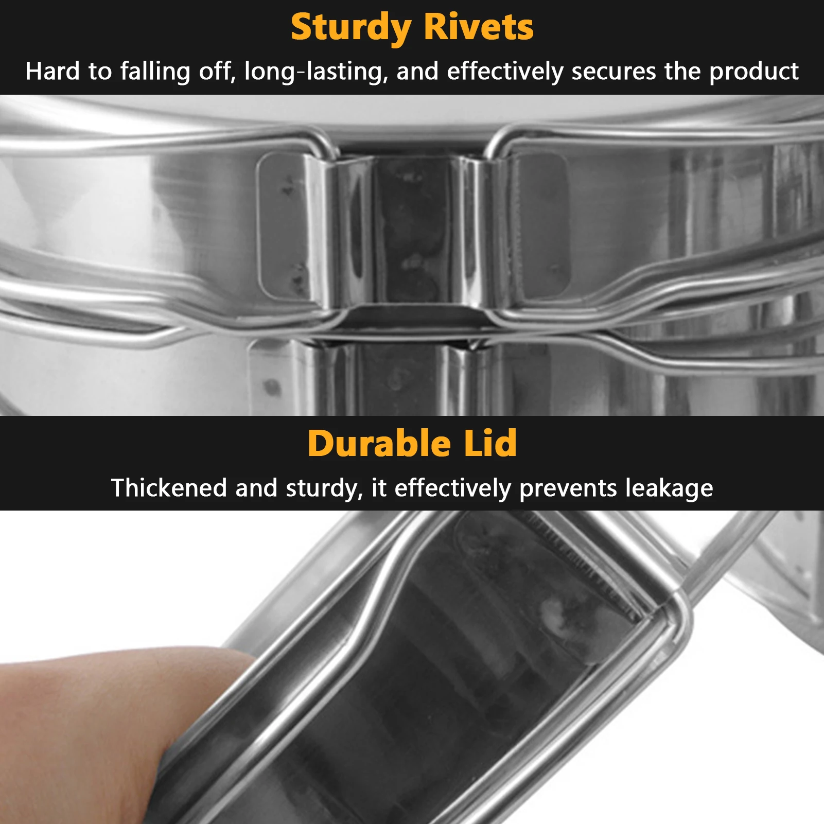 Juego de pícnic al aire libre, utensilios de cocina de acero inoxidable para acampar, juego de utensilios para acampar para acampar al aire libre, Picnic para 4-5 personas - imagen 5