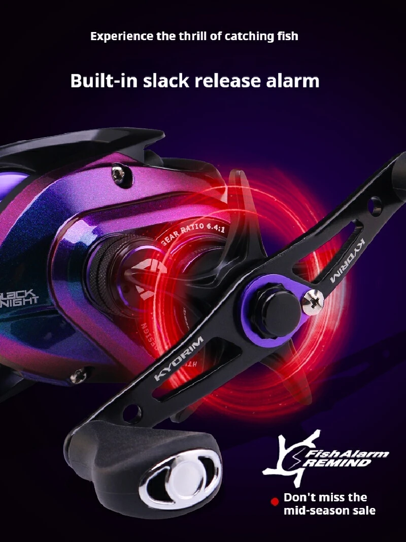 Hasta Knight Carrete Baitcast Carbono Microfibra - imagen 5
