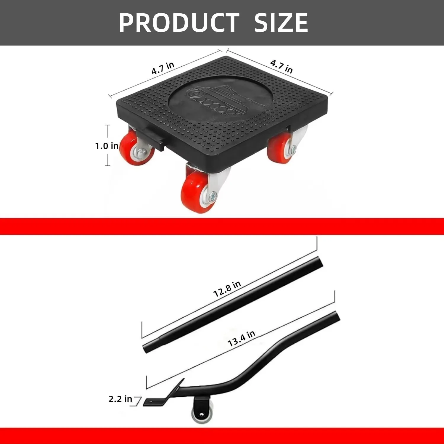 Elevador de muebles pesados con rotación completa y ruedas giratorias - imagen 5